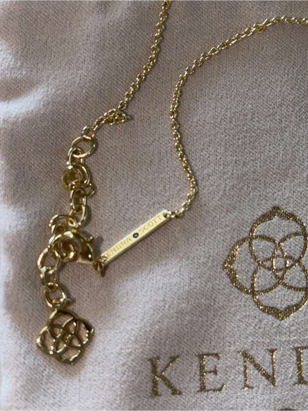 Kendra Scott Elisa Dollie black filigree necklace